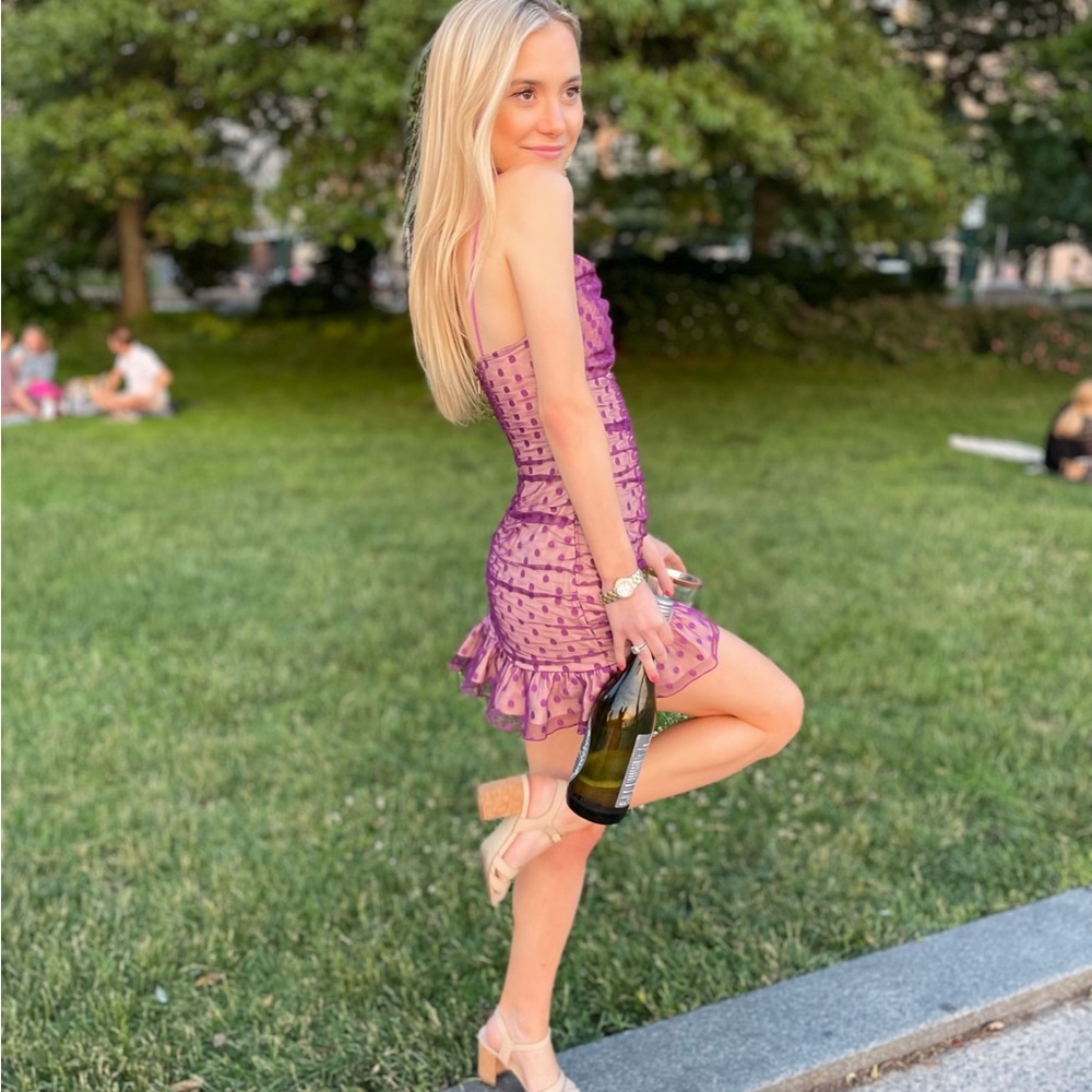 Revolve Purple Mini Dress